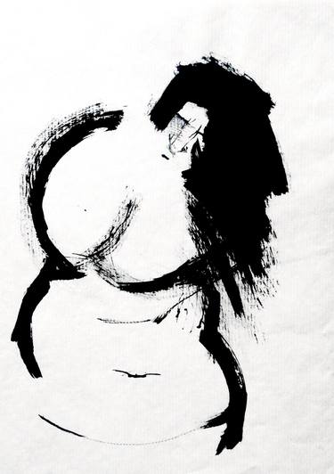 Print of Expressionism Body Drawings by Marianna Károlyi
