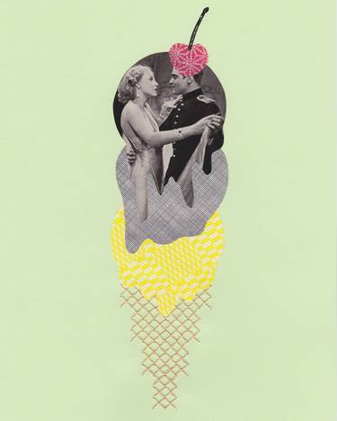 Print of Love Collage by Natalie Ciccoricco