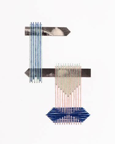 Print of Modern Geometric Collage by Natalie Ciccoricco
