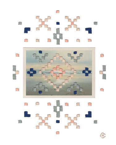 Print of Geometric Collage by Natalie Ciccoricco