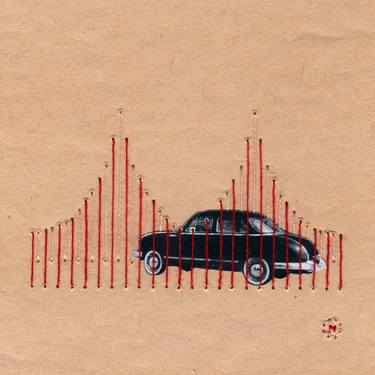 Print of Car Collage by Natalie Ciccoricco