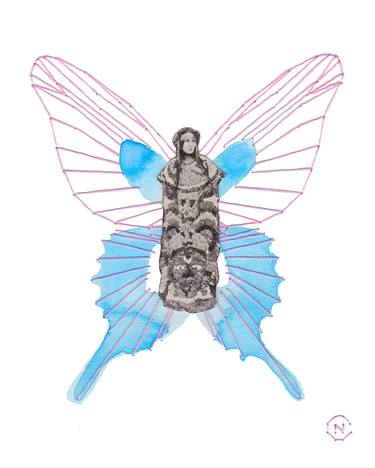 Indigo Butterfly Angel thumb