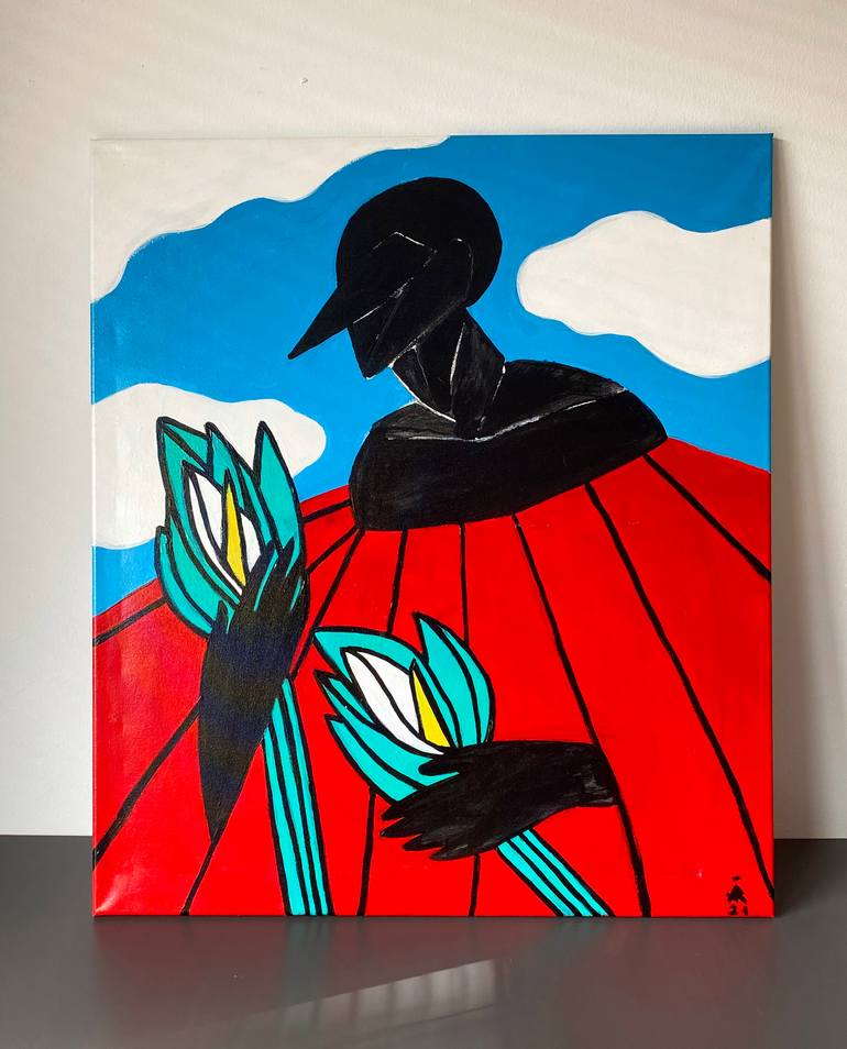 Original Contemporary People Painting by Alexandra Ramirez