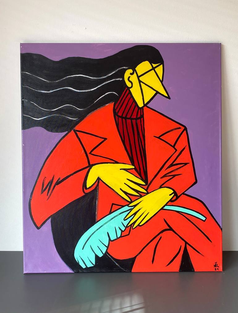 Original Contemporary People Painting by Alexandra Ramirez