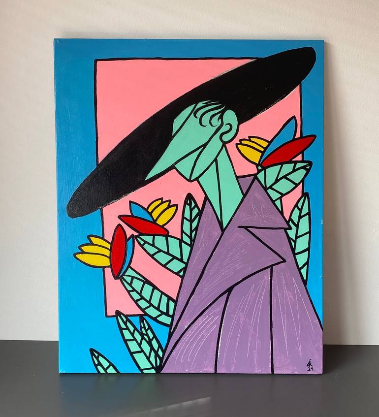 Original Contemporary People Painting by Alexandra Ramirez