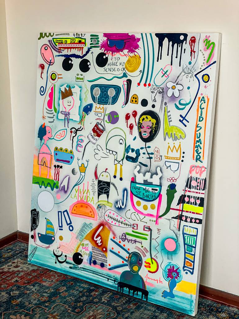 Original Contemporary Abstract Painting by Cristian Armenta