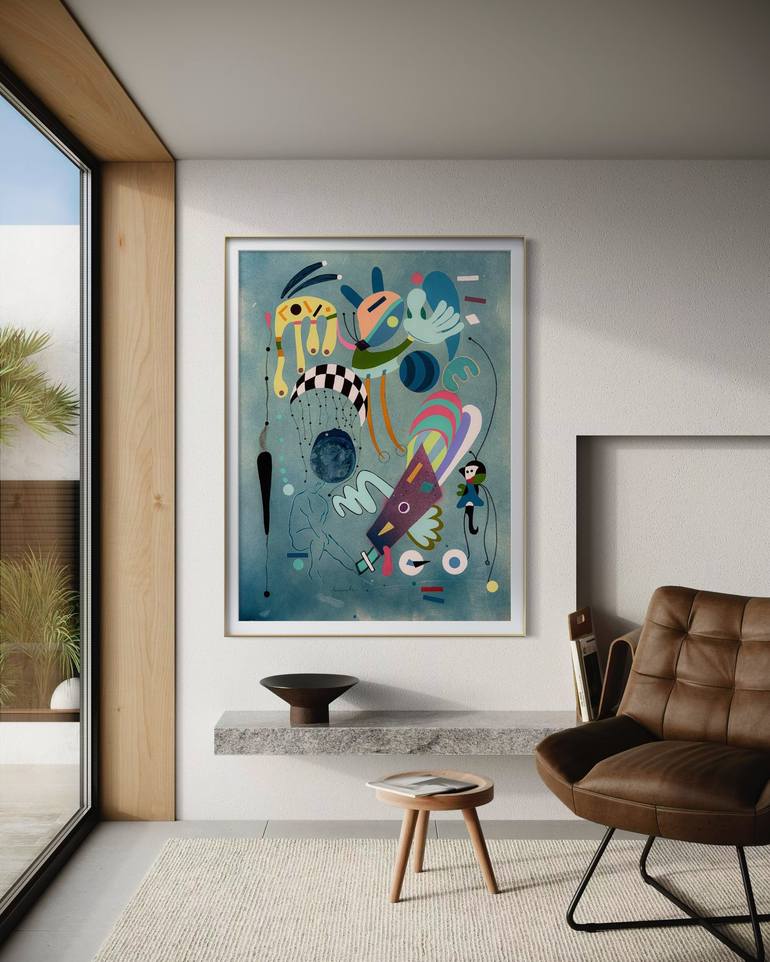 Original Surrealism Abstract Painting by Cristian Armenta