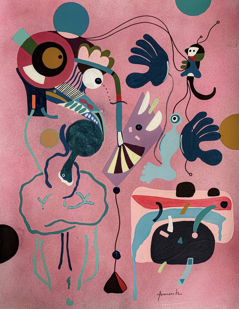 Print of Surrealism Abstract Paintings by Cristian Armenta