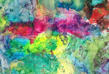 Original Abstract Expressionism Abstract Paintings by Cristian Armenta