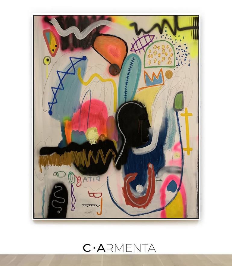 Original Abstract Painting by Cristian Armenta