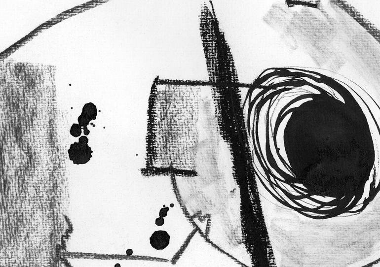 Original Abstract Drawing by Mersolis Schöne
