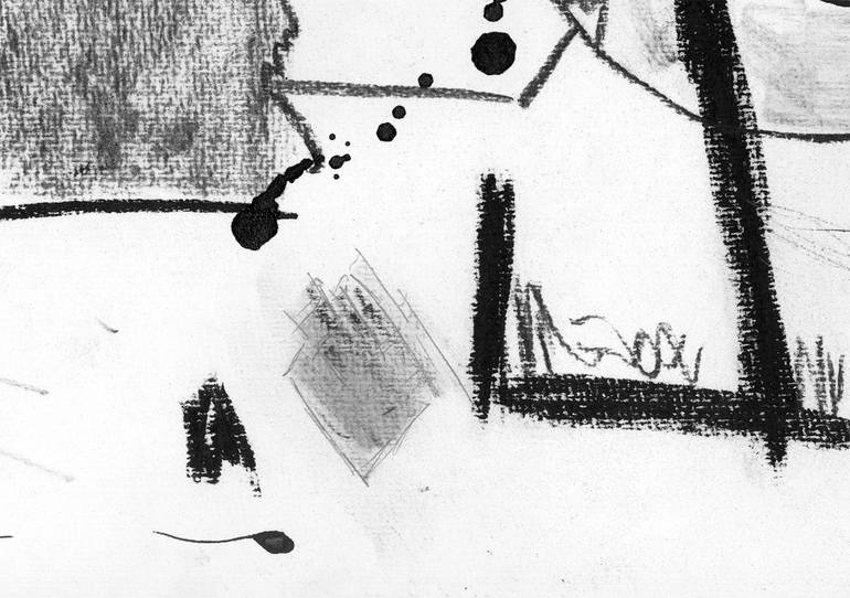 Original Abstract Drawing by Mersolis Schöne