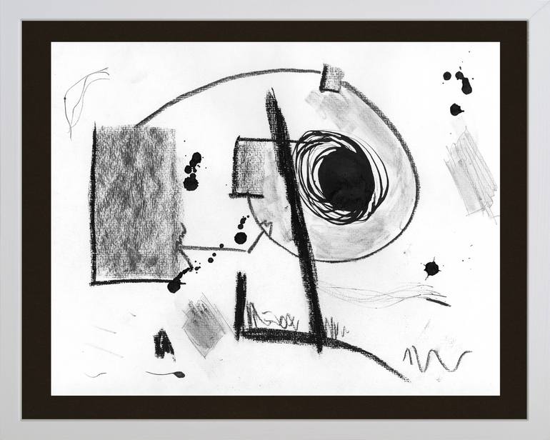 Original Abstract Drawing by Mersolis Schöne