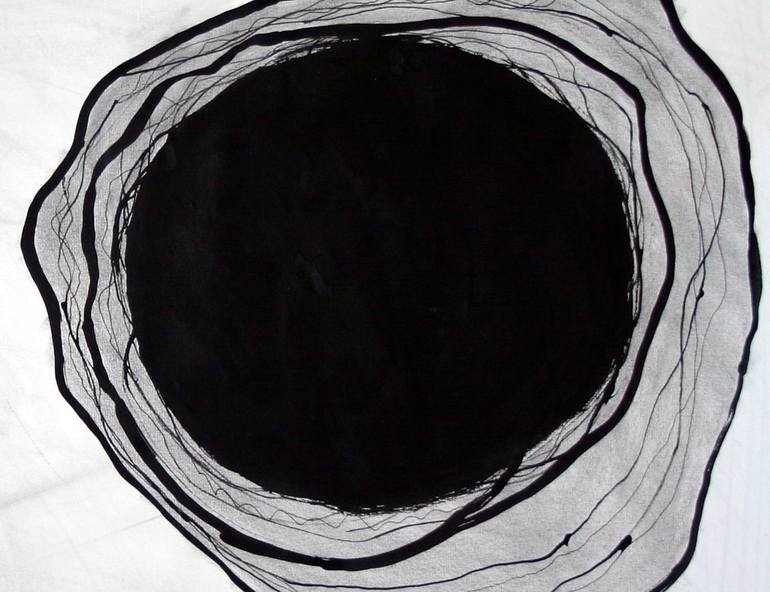 Original Abstract Drawing by Mersolis Schöne