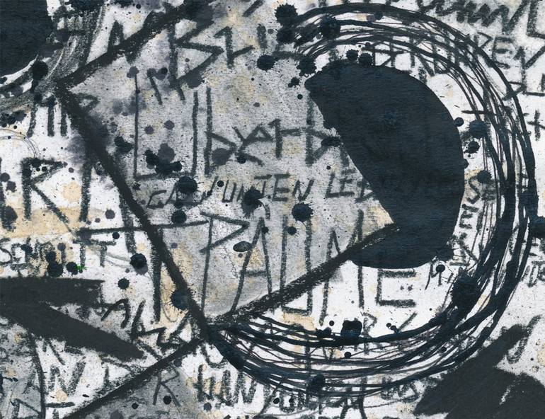 Original Abstract Drawing by Mersolis Schöne