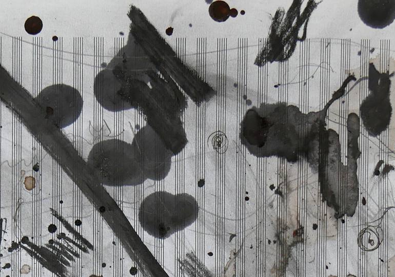 Original Documentary Abstract Drawing by Mersolis Schöne