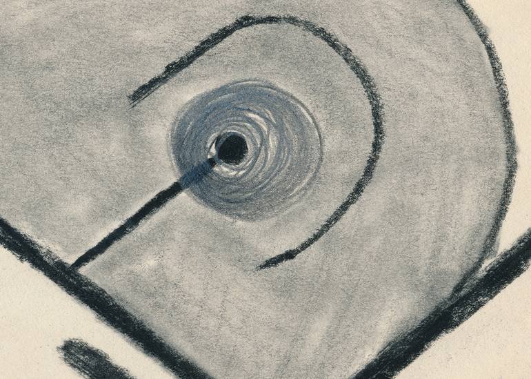 Original Documentary Abstract Drawing by Mersolis Schöne