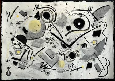 Original Documentary Abstract Drawings by Mersolis Schöne