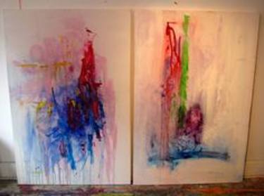 Original Abstract Painting by Eileen Katz