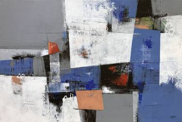 Original Abstract Expressionism Abstract Paintings by DONG SU