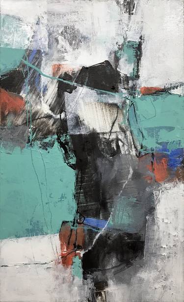 Original Abstract Expressionism Abstract Paintings by Dong Su