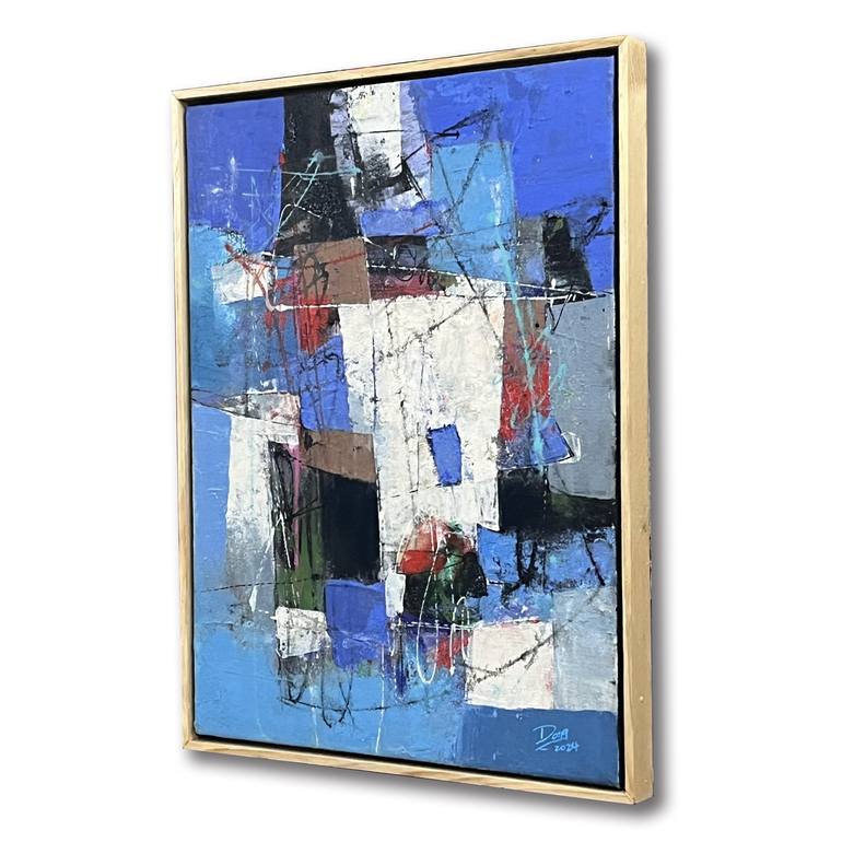 Original Abstract Expressionism Abstract Painting by DONG SU