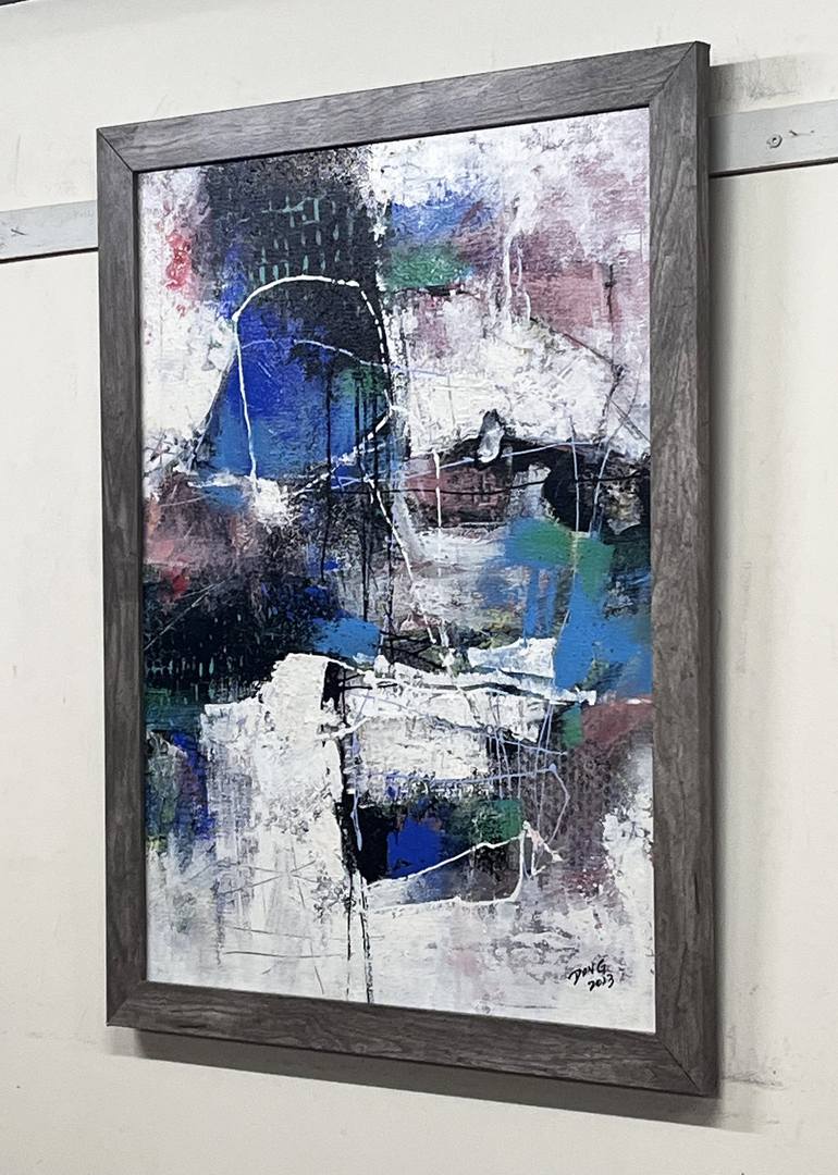 Original Abstract Expressionism Abstract Painting by DONG SU