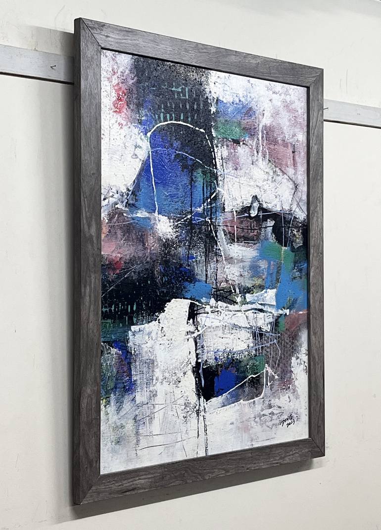 Original Abstract Expressionism Abstract Painting by DONG SU