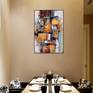 This painting is acrylic on the stretched canvas, ready to hang.
