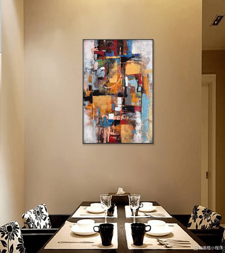 Original Modernism Abstract Painting by Dong Su