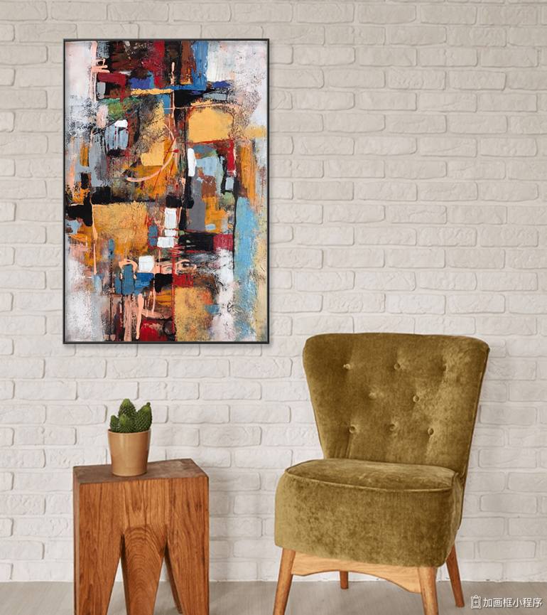 Original Modernism Abstract Painting by Dong Su