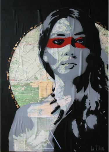 Original Contemporary Culture Mixed Media by La Tash