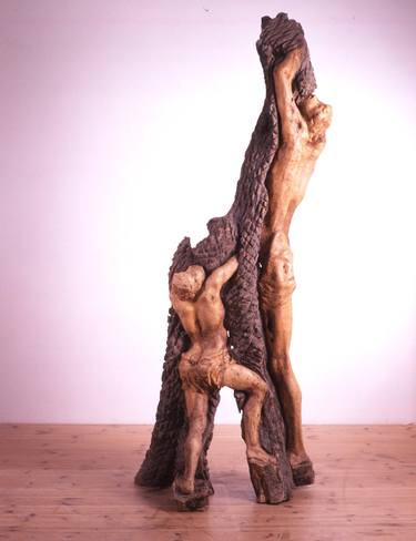 Original People Sculpture by Wilfried Senoner