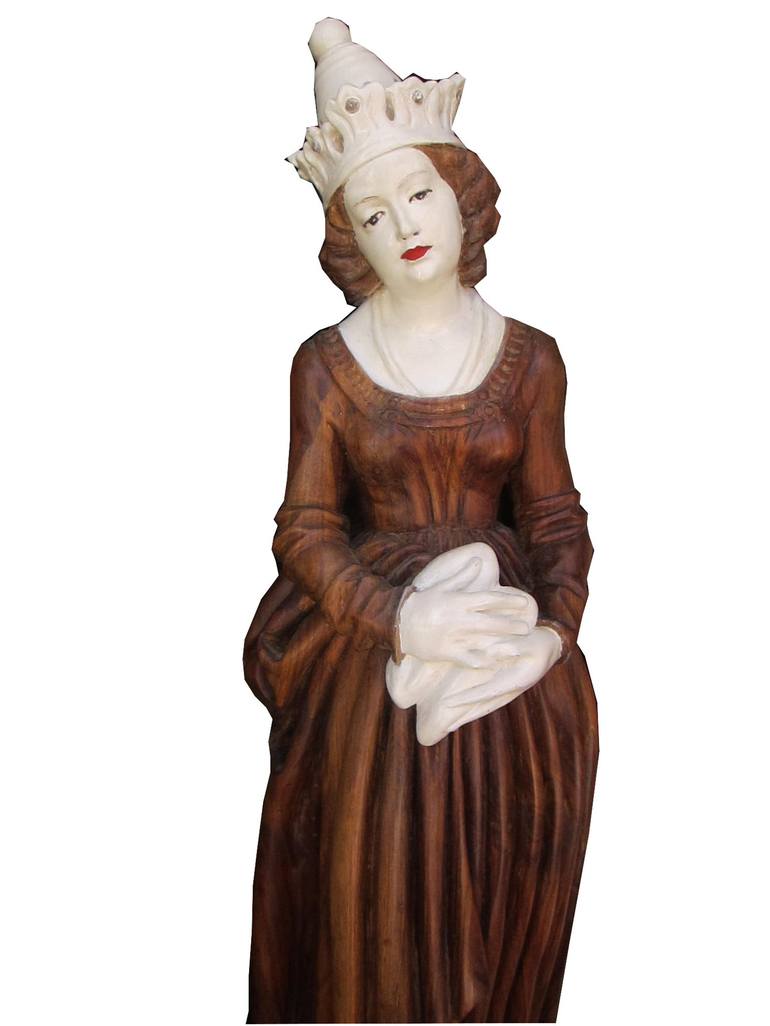 Saint Elisabeth Sculpture by Wilfried Senoner | Saatchi Art