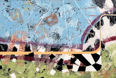 Print of Abstract Motorcycle Paintings by Michael John Spitaletto
