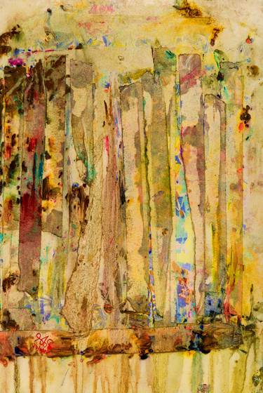 Print of Abstract Expressionism Tree Collage by Toby Moate