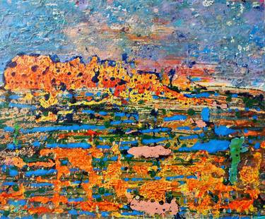 Print of Abstract Expressionism Landscape Paintings by Toby Moate