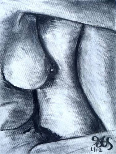 Print of Figurative Nude Drawings by Toby Moate