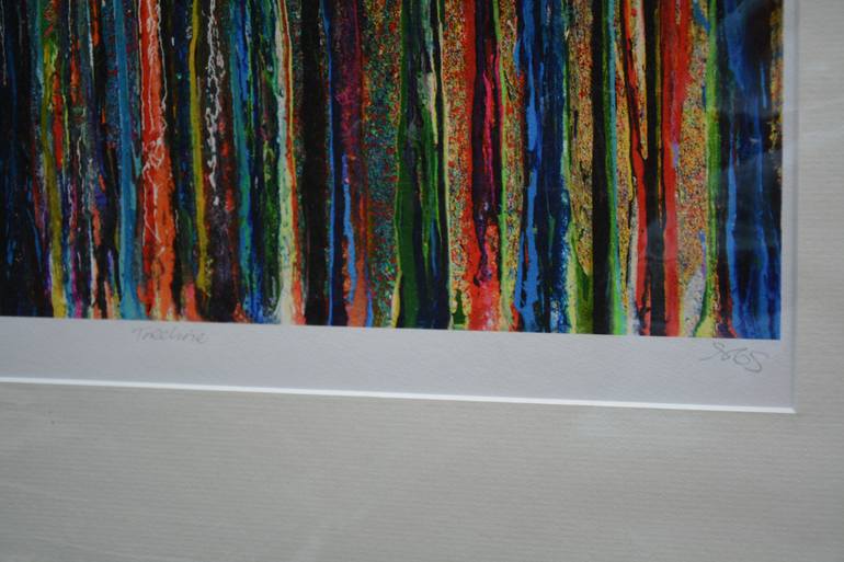 Original Abstract Landscape Printmaking by Toby Moate