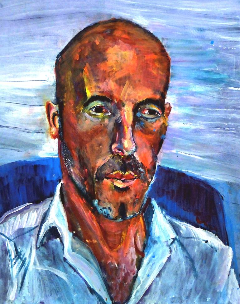 My Chum Nuno Painting by Toby Moate | Saatchi Art