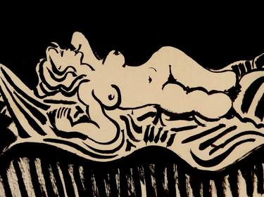 Print of Illustration Nude Drawings by Toby Moate