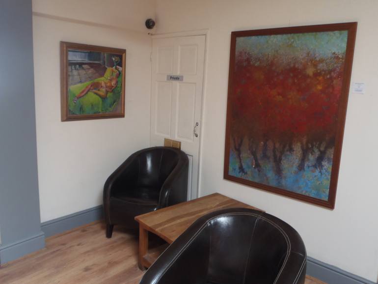 Original Impressionism Nude Painting by Toby Moate