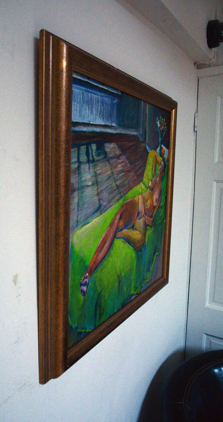 Original Impressionism Nude Painting by Toby Moate