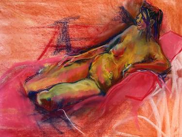 Print of Figurative Nude Drawings by Toby Moate