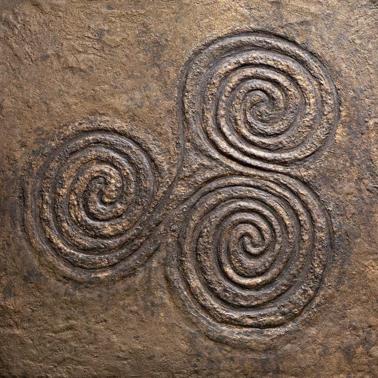 New Grange Spirals - sold (6/6/15)- similar available - via saatchi of course - Print