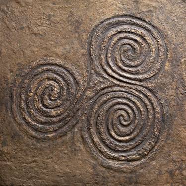 New Grange Spirals - sold (6/6/15)- similar available - via saatchi of course thumb