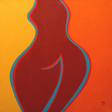 Print of Abstract Nude Paintings by Toby Moate