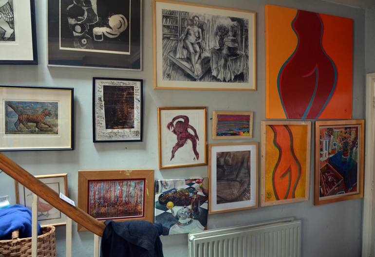 Original Abstract Nude Painting by Toby Moate