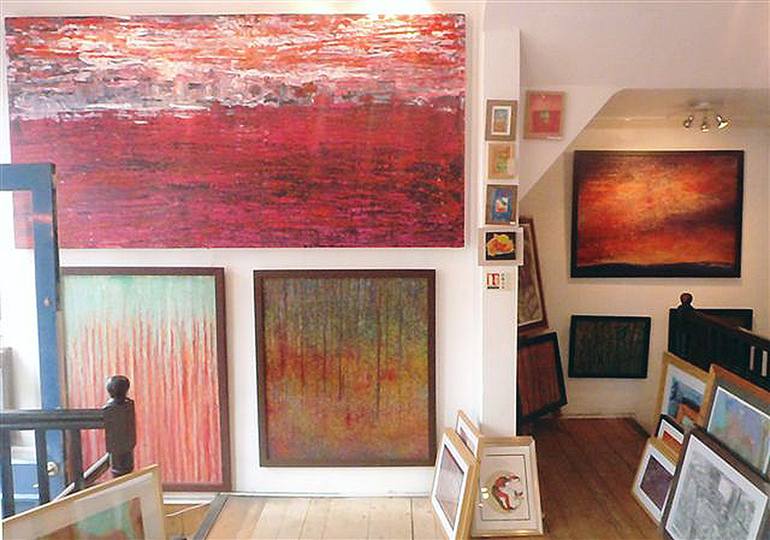 Original Abstract Landscape Painting by Toby Moate