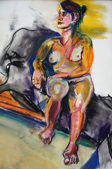 Print of Figurative Nude Drawings by Toby Moate